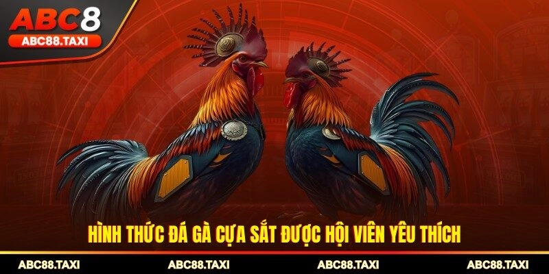 Hình thức đá gà cựa sắt được hội viên yêu thích