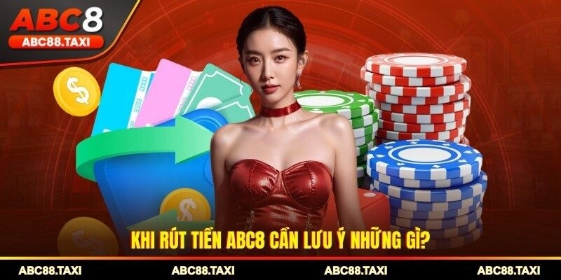Khi rút tiền ABC8 cần lưu ý những gì?